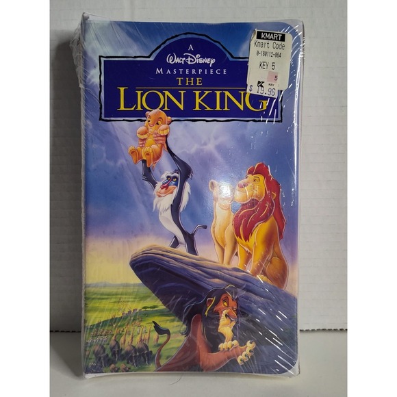 Other - The Lion King - New Sealed! VHS Disney 1995 Video Tape Masterpiece VTG Clamshell